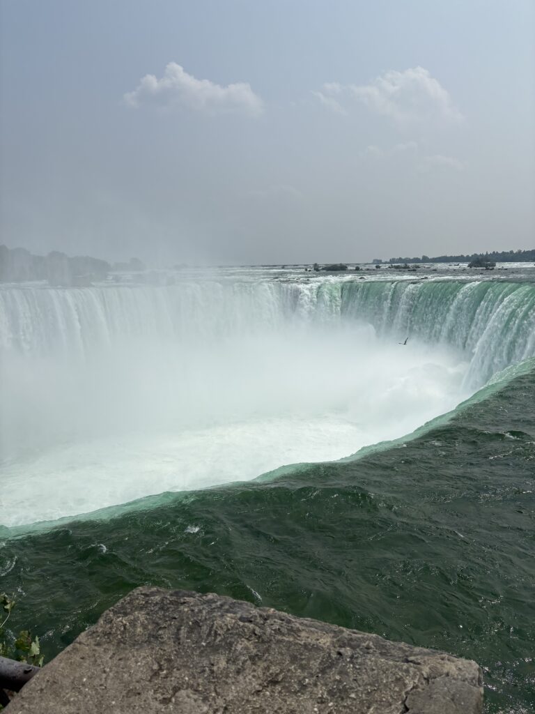 The view from the Canadian side.