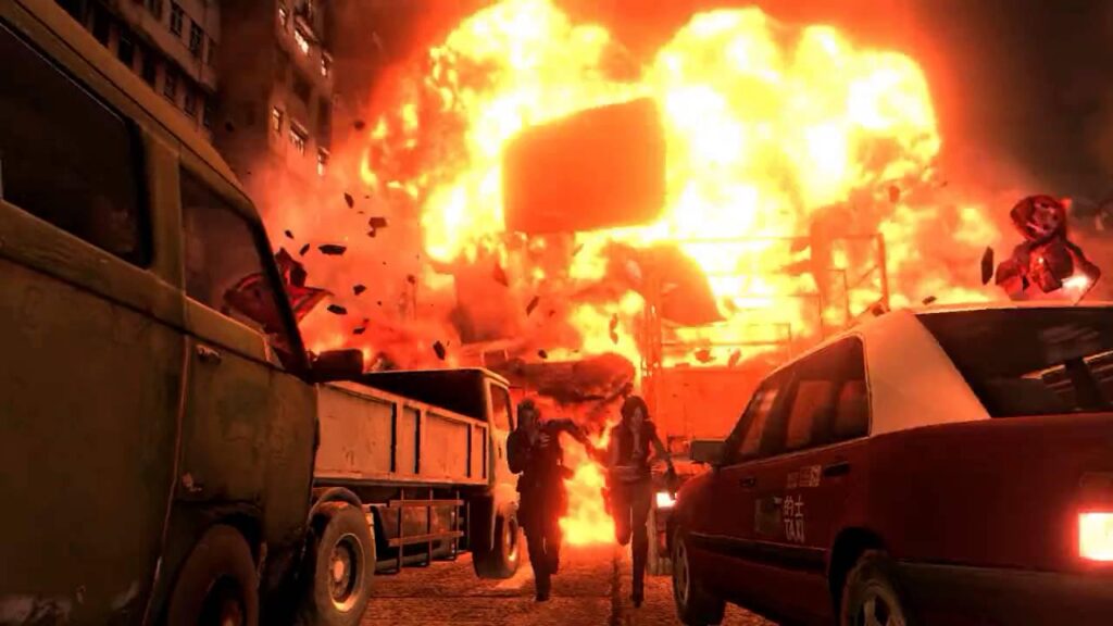 A screenshot from every single scene in Resident Evil 6.