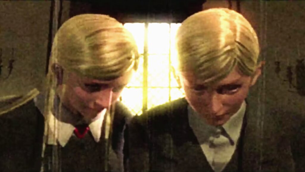 Not shown: The dragonfly that had its wings ripped off by these freaky blond twins.